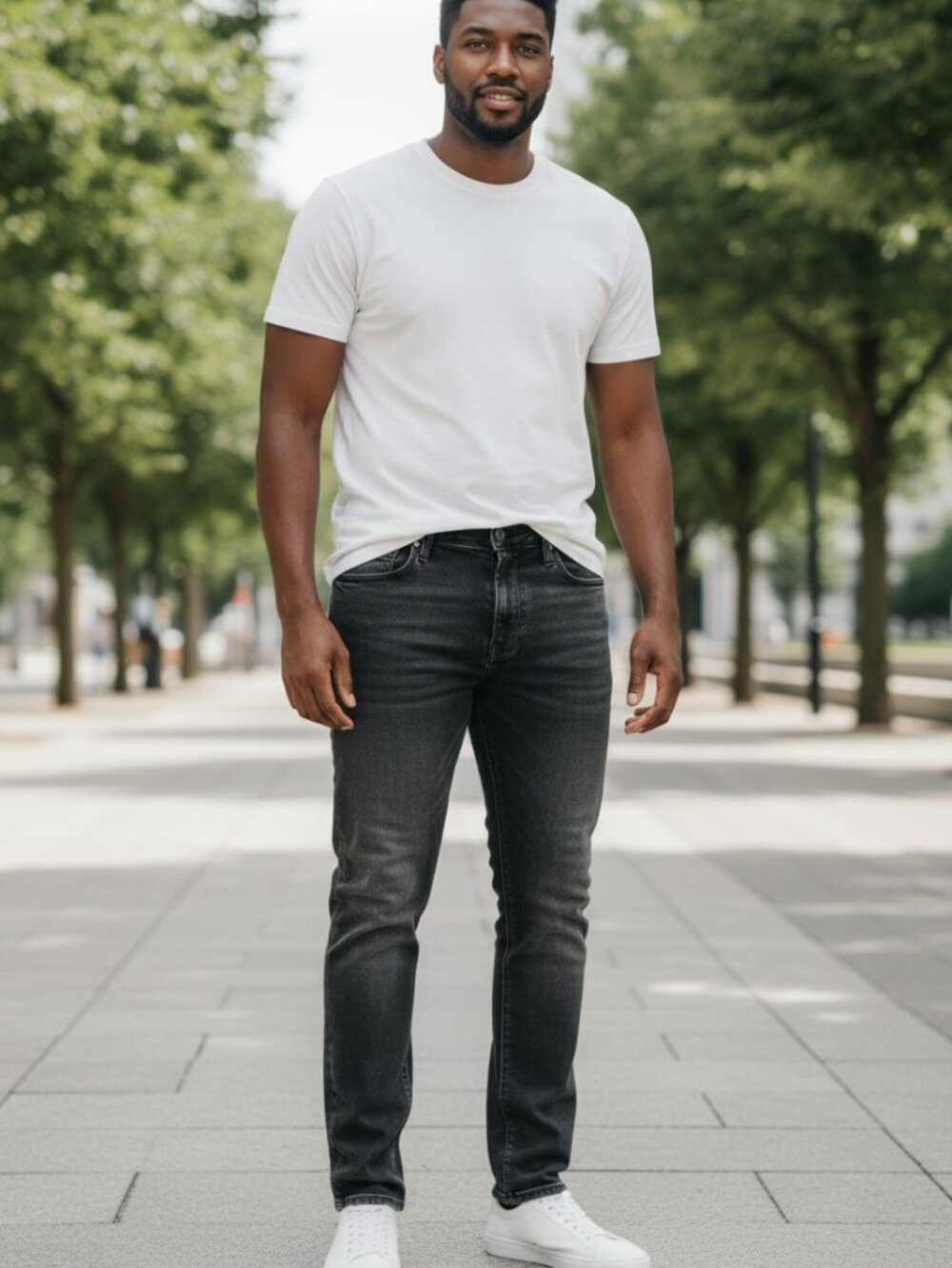 Hudson Blake Slim Straight Zip Fly Jeans, Faded Black, Size 32
